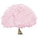 Lampada Da Terra Slim Rosa Con Piume Rosa E Stelo Oro Scultoree - Foto miniatura 2