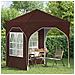 Tenda per feste a pop-up 192 x 192 x 245 cm Marrone - Foto miniatura 3