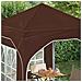 Tenda per feste a pop-up 192 x 192 x 245 cm Marrone - Foto miniatura 4