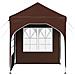 Tenda per feste a pop-up 192 x 192 x 245 cm Marrone - Foto miniatura 6
