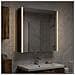 Mobiletto per specchio da bagno Rovere fumé 63,5 x 15,5 x 70 cm - Foto miniatura 4