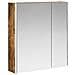 Mobiletto per specchio da bagno Rovere fumé 63,5 x 15,5 x 70 cm - Foto miniatura 5