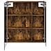 Mobiletto per specchio da bagno Rovere fumé 63,5 x 15,5 x 70 cm - Foto miniatura 7