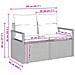 Set di divani 4 pcs Marrone polyrattan - Foto miniatura 9