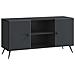 Mobile TV Nero 102 x 34,5 x 50 cm Legno ingegnerizzato - Foto miniatura 1