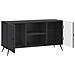 Mobile TV Nero 102 x 34,5 x 50 cm Legno ingegnerizzato - Foto miniatura 3