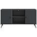Mobile TV Nero 102 x 34,5 x 50 cm Legno ingegnerizzato - Foto miniatura 4