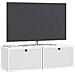 Mobile Porta TV da Muro Bianco 98 x 31 x 30 cm - Foto miniatura 3