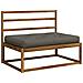 Cuscino per Pallet VIANEN 100% Poliestere Grigio - Foto miniatura 2