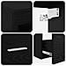 Set di mobili per il bagno 3 pz Nero 49,5 x 44,5 x 65,5 cm - Foto miniatura 5