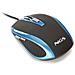 Mouse Ottico Usb 800-1600dpi 6 Tasti + Rotella Rivestimento In Gomma Colore Nero Blu - Foto miniatura 2