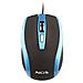 Mouse Ottico Usb 800-1600dpi 6 Tasti + Rotella Rivestimento In Gomma Colore Nero Blu - Foto miniatura 8