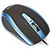 Mouse Ottico Usb 800-1600dpi 6 Tasti + Rotella Rivestimento In Gomma Colore Nero Blu - Foto miniatura 9