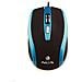 Mouse Ottico Usb 800-1600dpi 6 Tasti + Rotella Rivestimento In Gomma Colore Nero Blu - Foto miniatura 1