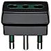 00300 - Adattatore S17 + P17/11 Nero - Foto miniatura 1