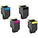 TONER COMPATIBILE -  Per Lexmark Cx310 Cx410 Cx510 80c2sy0 Giallo 2000pag. - Foto miniatura 1