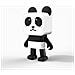 Stereo Bluetooth Dancing Panda Senza Fili Microfono Kit Mani Libere Musica - Mob - Foto miniatura 6