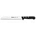 Serie Universal - Coltello Pane - Lama Acciaio Inossidabile Nitrum 200 Mm Con Alveoli - Manico Polioxymetilene (pom) Colore Nero - Foto miniatura 1