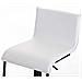 Sgabello Bar Limon in Similpelle E Metallo I Sgabello Bancone Imbottito Regolabile 55-78 CM Bianco Metallo Nero Opaco - Foto miniatura 5