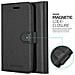 Custodia Compatibile Con Cubot J3 In Nero Carbone - Coperchio Protettiva Con Chiusura Magnetica, Funzione Stand E Tasca Per Le Carte - Foto miniatura 6
