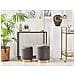 Set Di 2 Pouf Portaoggetti Grigio Miramar - Foto miniatura 4