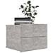 Comodino Grigio Cemento 40x30x30 cm in Legno Multistrato - Foto miniatura 6