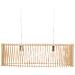 Lampadario Color Legno Marrone Chiaro Chari - Foto miniatura 1