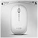 Mouse Wireless Professionale, Mouse A Due Modalità Ergonomico Bluetooth 5.0, Anti Interferenza 1600dpi, Ricaricabile Senza Fili, Design Mozzafiato (silver)  - Foto miniatura 8