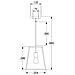 Sospensione A Soffitto A 1 Luce Bronzo, E27 - Foto miniatura 2