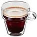 Giudice Jdg32 A Doppia Parete In Vetro Impilabile Tazze Di Caff Con La Maniglia Set Di 2 Vacuum Hollow Sealed 200ml Della Tazza Di Caff Fatto A Mano Resistente Al Calore Lavastoviglie 200ml Della Tazza Di Caff - Foto miniatura 2