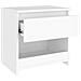 Comodini 2 pz Bianco 40x30x39 cm in Legno Ingegnerizzato - Foto miniatura 4