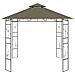 Gazebo 3x3x2,7 m Grigio Talpa 160 g / m² - Foto miniatura 2