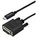 Cavo Adattatore USB-C a DVI da 3m - 1920 x 1200 - Nero - Adattatore USB Tipo C - Foto miniatura 1