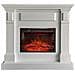 Camino elettrico TUX White bianco ElectricSun, con effetto sonoro, L110xH102cm - Foto miniatura 4