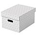 Esselte 628282 Scatola Di Conservazione Armadietto Portaoggetti Rettangolare Cartoncino Bianco - Foto miniatura 1