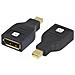 Adattatore Displayport F / mini Displayport M (thunderbolt) 4k Nero - Foto miniatura 5