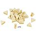 70 Perline Di Legno Triangolari 11 X 9,7 X 4,9 Mm - Foto miniatura 1