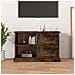Mobile Porta Tv Rovere Fumo 73x35,5x47,5 Cm Legno Multistrato - Foto miniatura 1