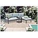 Drag - Divano Da Giardino In Alluminio Con Tavolino - Foto miniatura 1