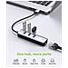 Adattatore Convertitore Usb Tipo A A Rj45 Gigabit Con Hub 3 Porte Usb 5 Gbps - Foto miniatura 3