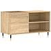 Mobile Porta Dischi Rovere Sonoma 85x38x48 Cm Legno Multistrato - Foto miniatura 1