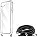 Cover Cordino Per Iphone Se 2022, 2020, 8 E 7 Bumper Serie Corda Trasparente - Foto miniatura 2