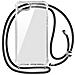 Cover Cordino Per Iphone Se 2022, 2020, 8 E 7 Bumper Serie Corda Trasparente - Foto miniatura 1