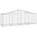 Cesto Gabbione Ad Arco 200x50x60/80 Cm Ferro Zincato - Foto miniatura 1