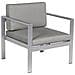 Sedia Da Giardino Alluminio Anodizzato Grigio Scuro Salerno - Foto miniatura 4