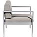 Sedia Da Giardino Alluminio Anodizzato Grigio Scuro Salerno - Foto miniatura 8