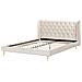 Letto Velluto Forbach 160 X 200 Cm Beige - Foto miniatura 8