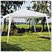 Gazebo 3x2 M In Acciaio Con Telo In Polietilene Oasis Bianco - Foto miniatura 2