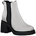 White Casual Closed Booties Stivaletti Sintetico E Tessile Scarpe Donna Bianco Eu 38, 5-25309-29 109 - Foto miniatura 2