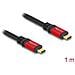 Cavo USB 10 Gbps USB Type-C maschio per maschio PD 3.0 100 W E-Marker 1 m metallo rosso - Foto miniatura 2